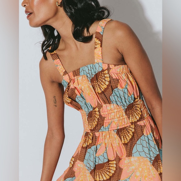 NWT Cleobelle Jolene Ankle Dress / Riviera / Size Small - Picture 4 of 8